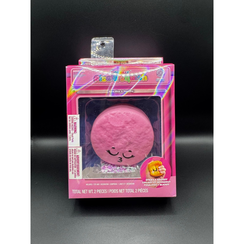 Taba Jelly Rise & Squish Pink Slow Rise Sticky Squishy Toy New in Box